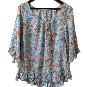 Cynthia Rowley floral Blouse